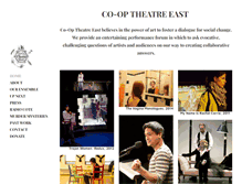 Tablet Screenshot of cooptheatreeast.org